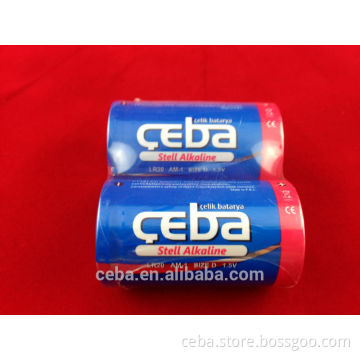 CEBA China Super Alkaline Batteries 1.5v LR20 Primary Battery